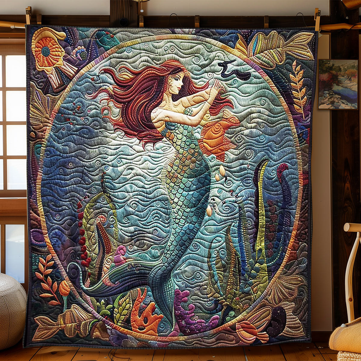 Tidal Mermaid WN2208152CL Quilt