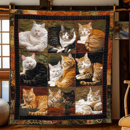 Tranquil Cats WN1508083CL Quilt