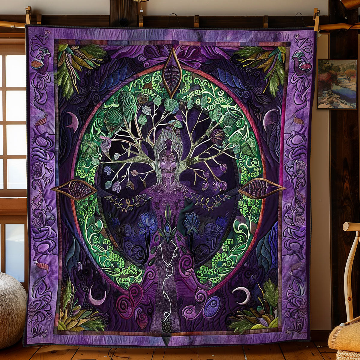 Tree Of Eternal Mysteries WN2408146CL Quilt