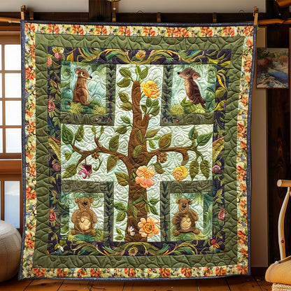 Treehouse Bears WN2208096CL Quilt