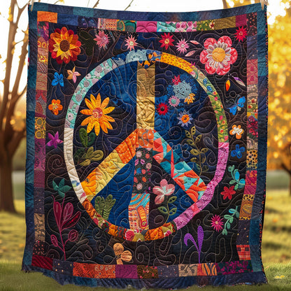 Trippy Hippie Sign SR1008034CL Quilt