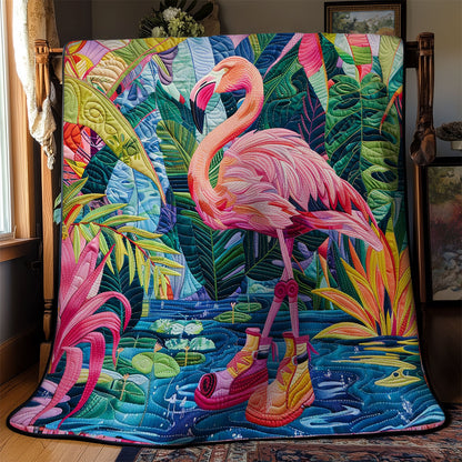 Tropical Flamingo WM2908042CL Quilt