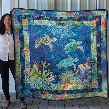 Turtle Lagoon Glow WN0808072CL Quilt