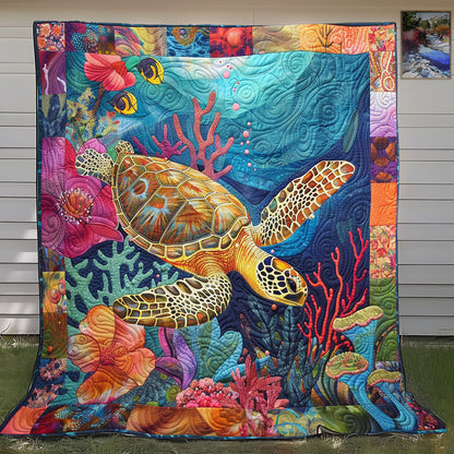 Turtle Ocean SR2008042CL Quilt