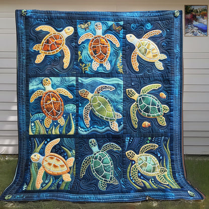 Turtle Ocean SR2208004CL Quilt