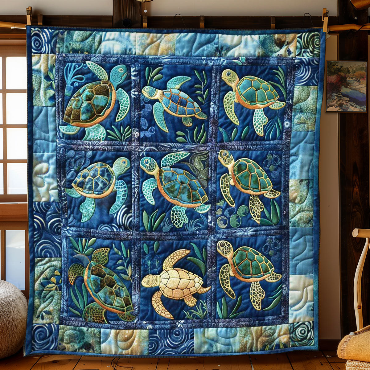 Turtle Quest WN2108072CL Quilt