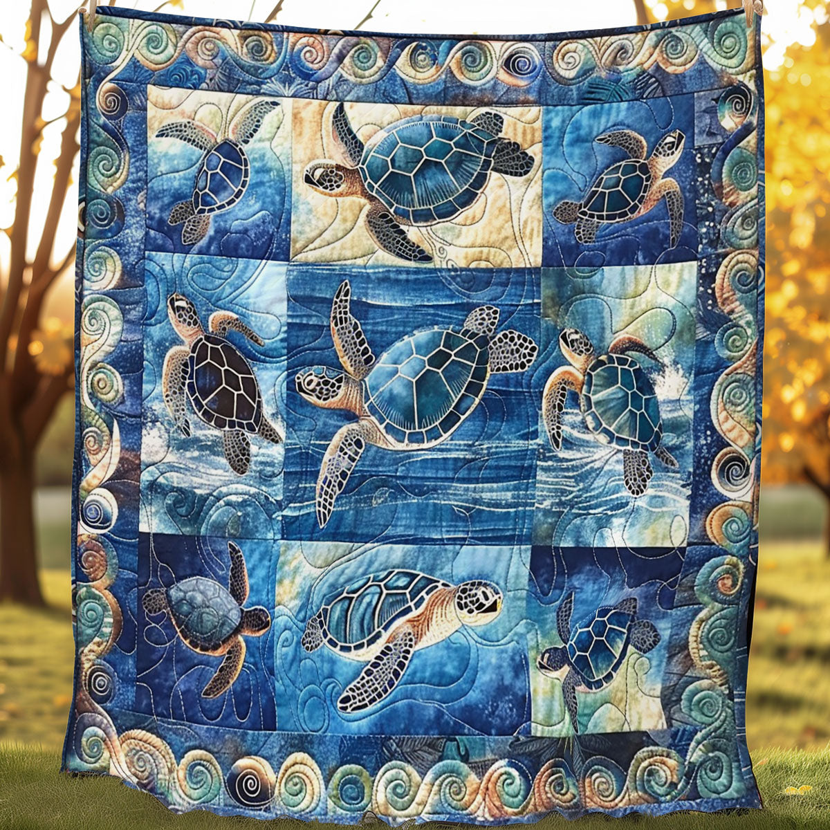 Turtle Tide SR0808039CL Quilt