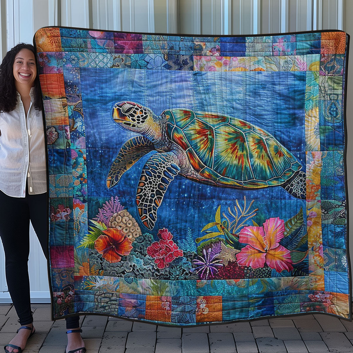 Turtle Waters WN0808043CL Quilt