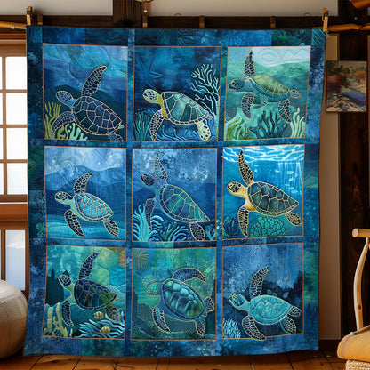 Turtle's Marine Paradise WN2408131CL Quilt