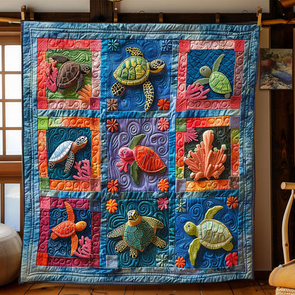 Turtle's Ocean Bliss WN2408125CL Quilt