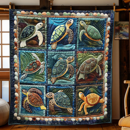 Turtle's Ocean Oasis WN2408104CL Quilt