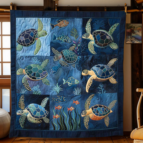 Turtle's Oceanic Oasis WN2408133CL Quilt