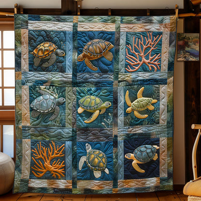 Turtle's Reef Sanctuary WN2408124CL Quilt