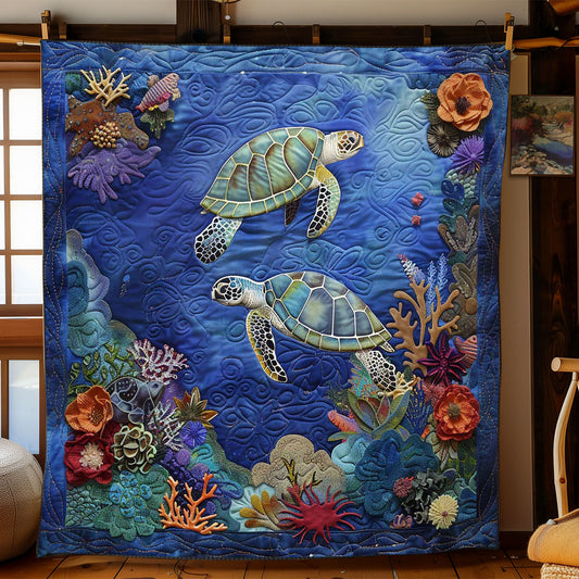 Turtle’s Reef Serenity Throw WN1008090CL Quilt