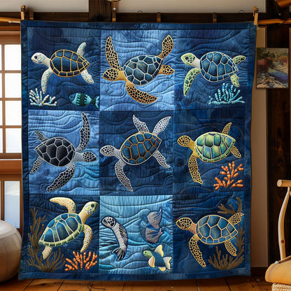 Turtle's Reef Wonderland WN2408132CL Quilt