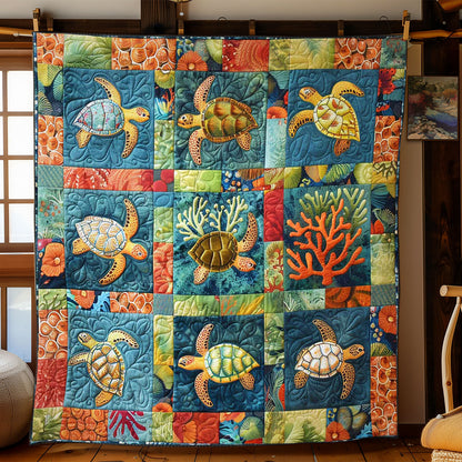 Turtle's Seafloor Serenity WN2408126CL Quilt