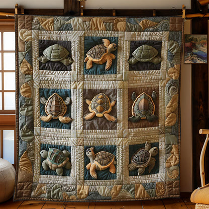 Turtles' Serene Sanctuary WN2408052CL Quilt