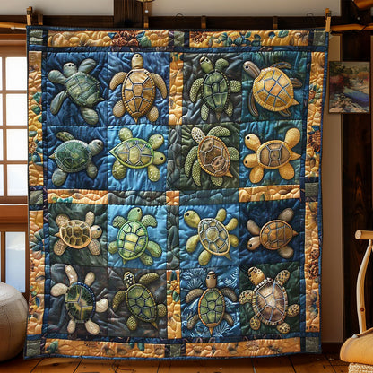 Turtles' Tranquil Haven WN2408051CL Quilt