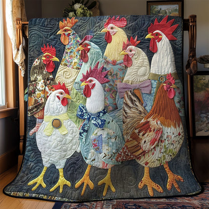Type Of Chickens WM3008011CL Quilt