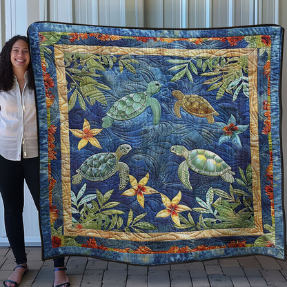 Undersea Turtle Haven WN0808069CL Quilt