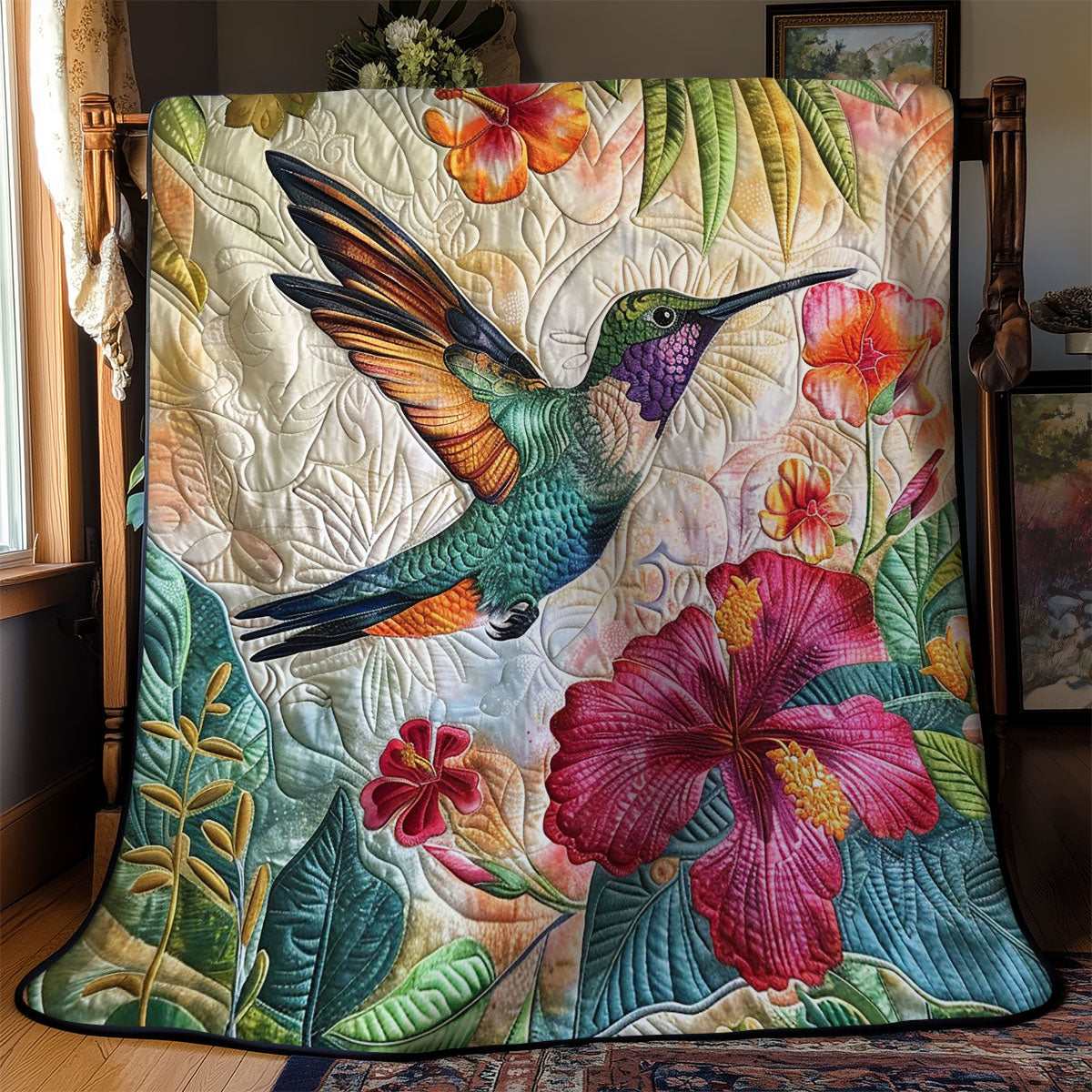 Vibrant Hummingbird WM0909015CL Quilt