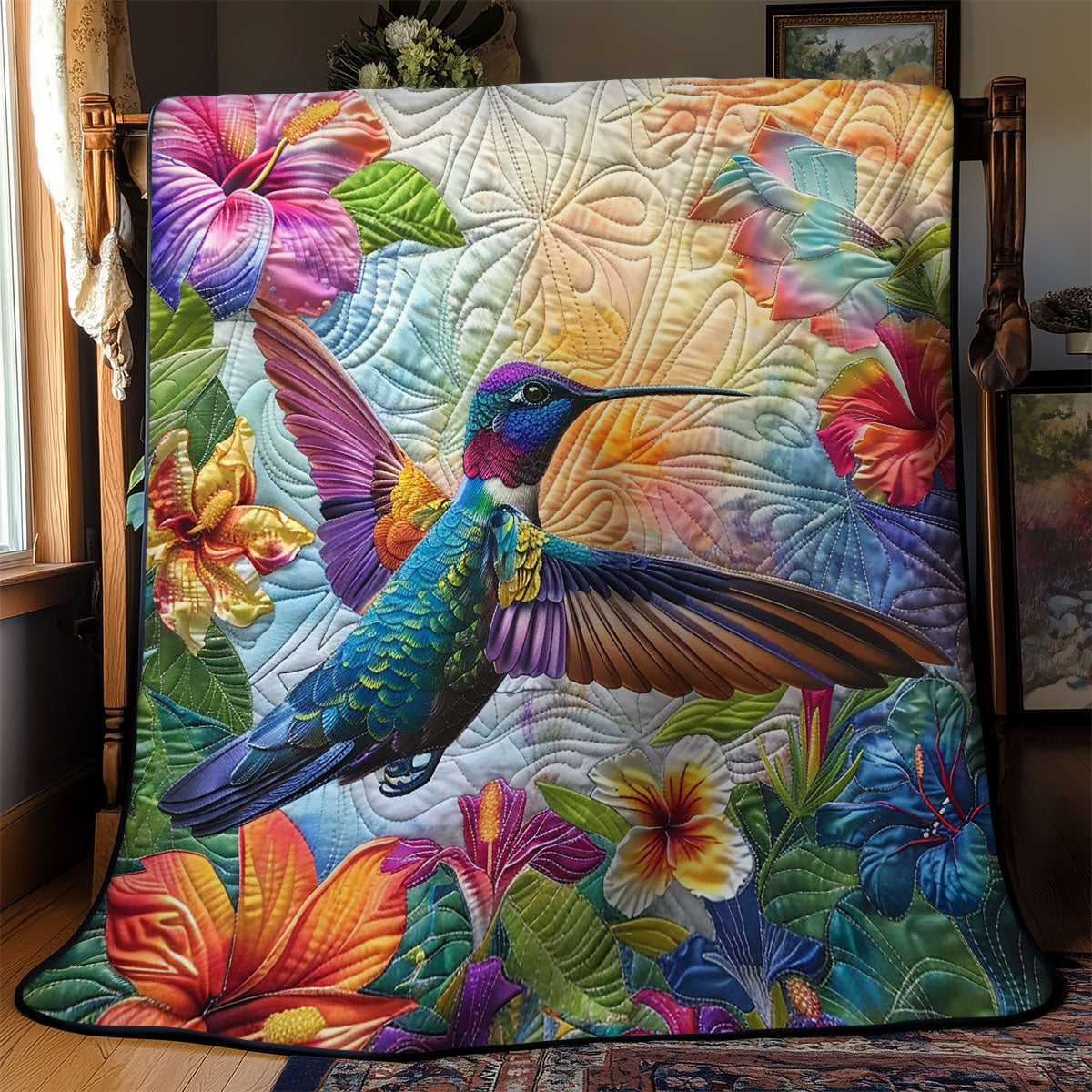 Vibrant Hummingbird WM2108011CL Quilt