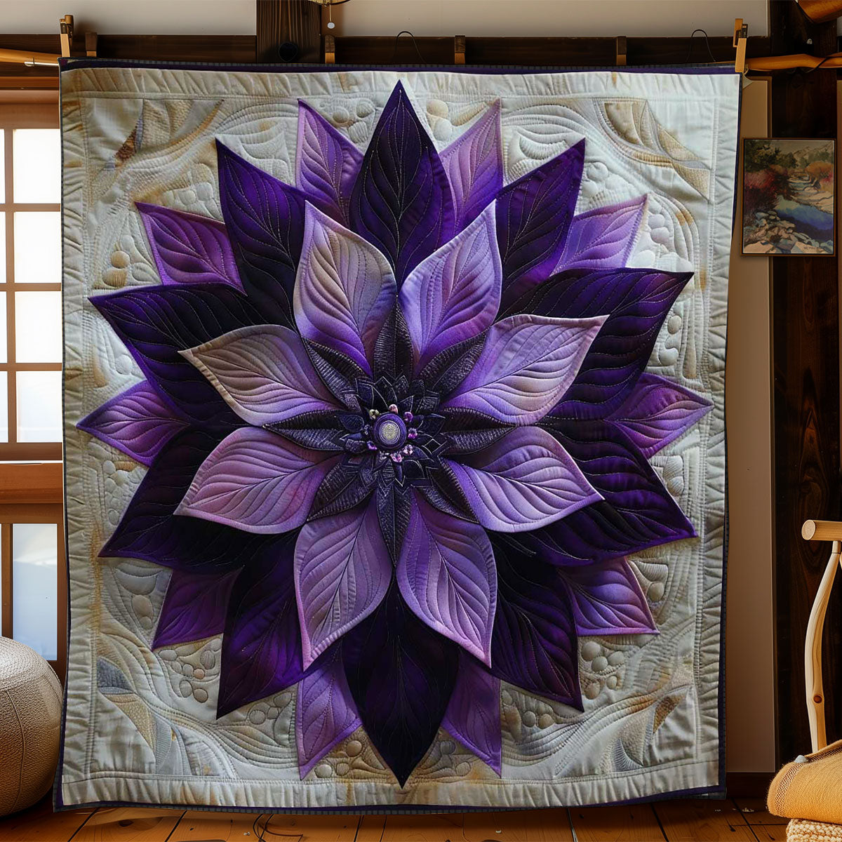 Violet Dreams Design WN1408063CL Quilt