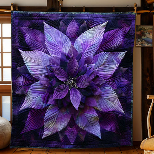 Violet Harmony Blossoms WN1408065CL Quilt