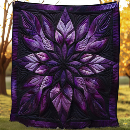 Violet Purple Flower SR1608017CL Quilt