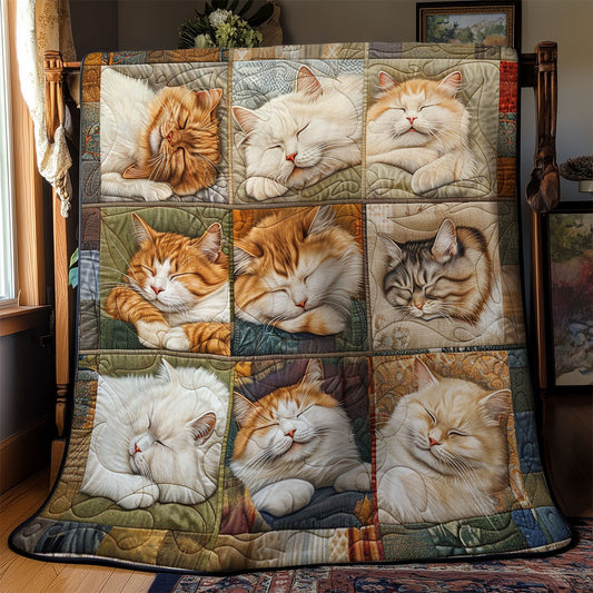 Warm Cuddle Cats WM1908009CL Quilt