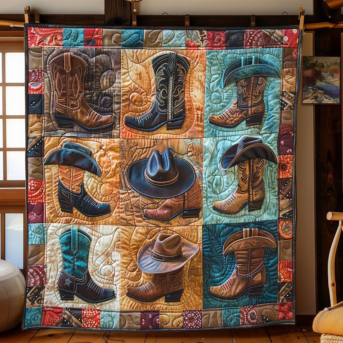 Western Hats WN2108054CL Quilt