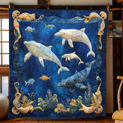 Whales' Realm WN1408001CL Quilt