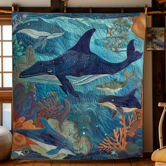 Whales' Retreat WN1408005CL Quilt