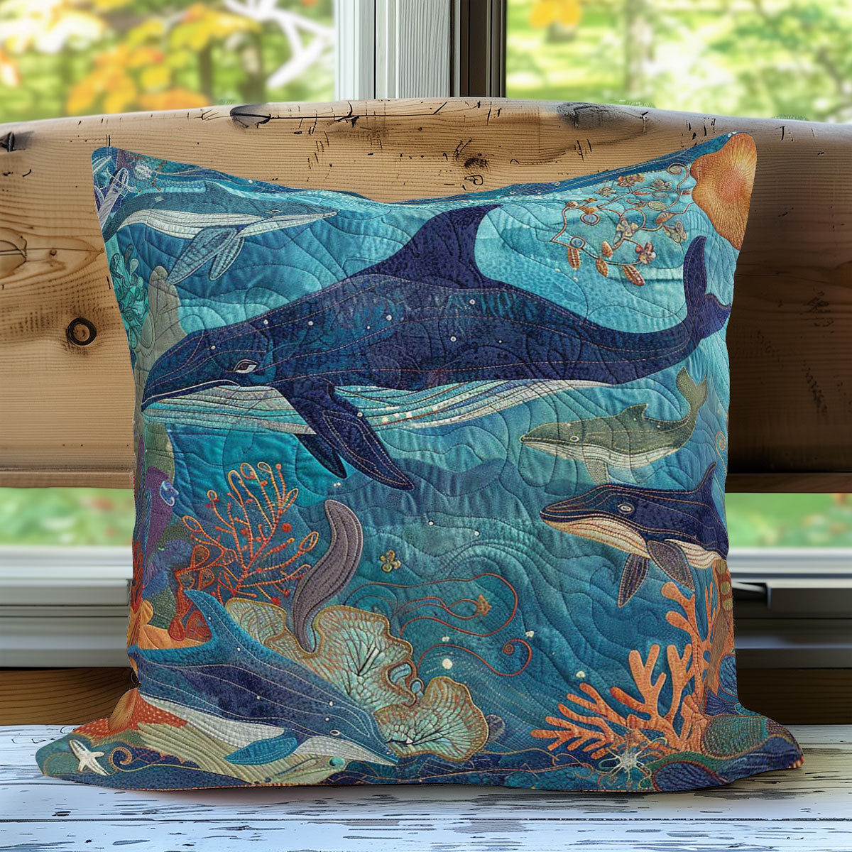 Whales' Retreat WN1408005CL Quilt