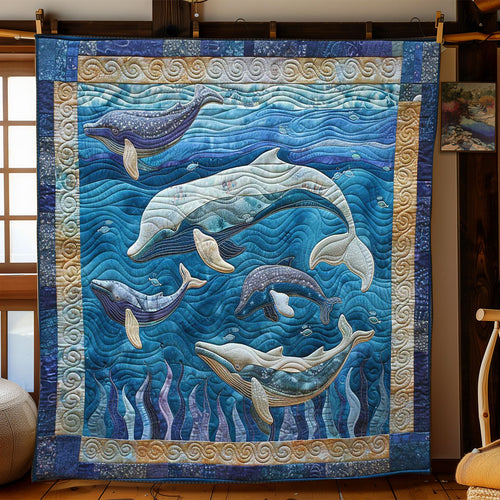 Whales' Voyage WN1408011CL Quilt