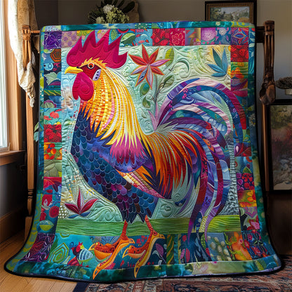 Whimsical Rooster WM2408006CL Quilt