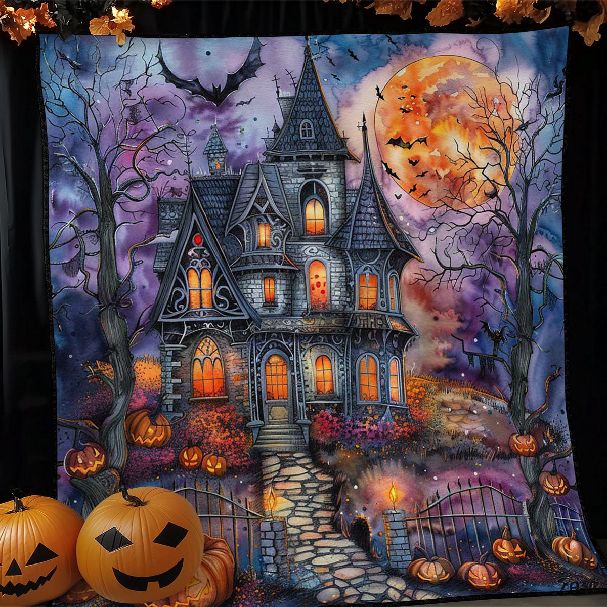 Wicked Castle Of Wraiths WN1908095CL Quilt