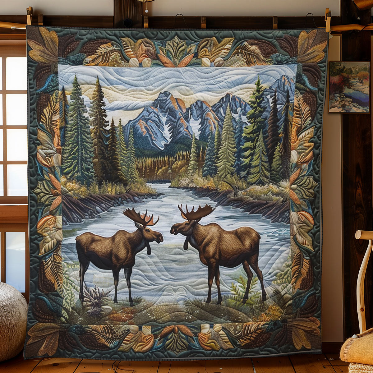 Wilderness Moose SR2208017CL Quilt