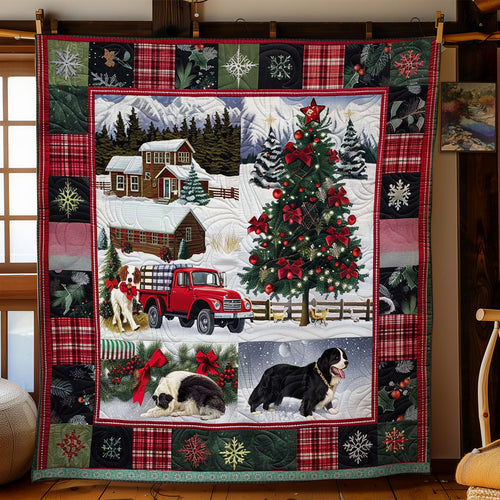 Winter Bernese Mountain WN3008022CL Quilt