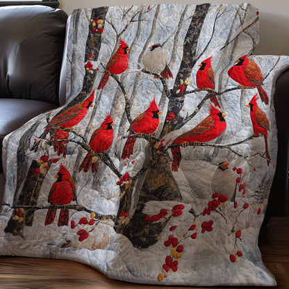 Winter Cardinals WM3107001CL Quilt