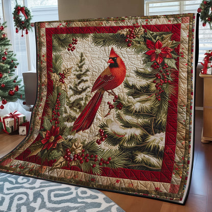 Winter Cardinal SR1408012CL Quilt