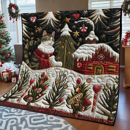 Winter Cat SR1308008CL Quilt