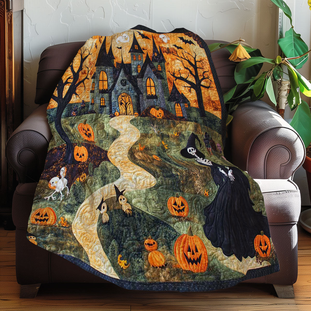 Witch In Haunted Castle WN3107024CL Quilt