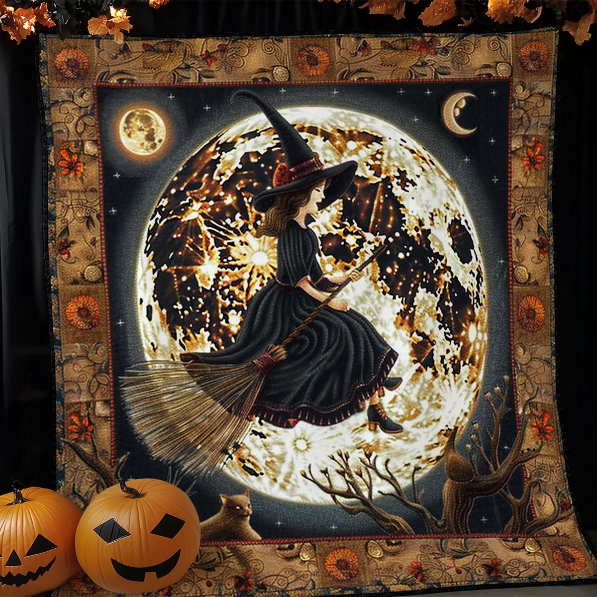 Witch's Midnight Moon WN1908080CL Quilt