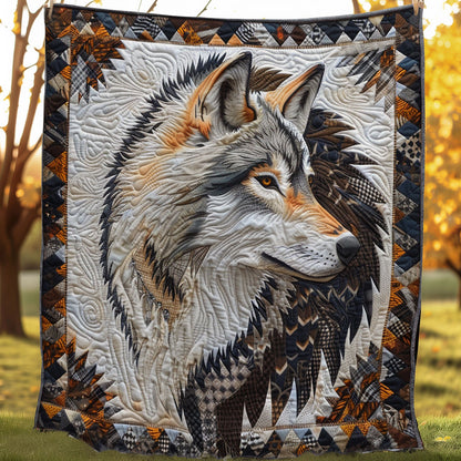 Wolf Native Ameican SR1008012CL Quilt