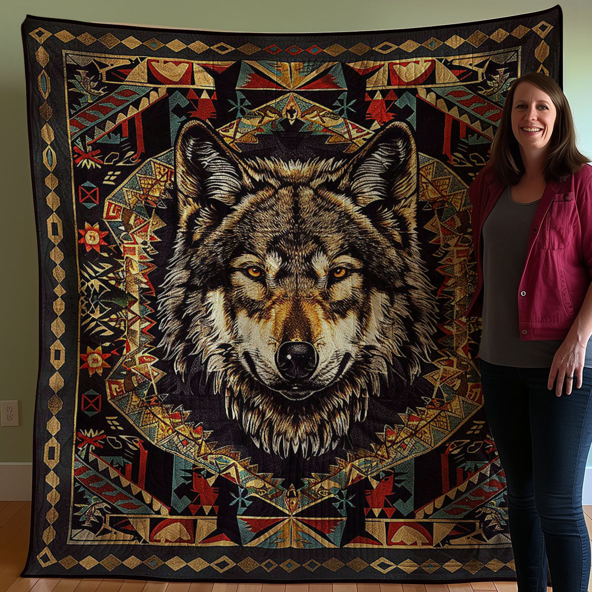 Wolf Native WM2907001CL Quilt