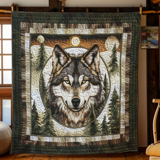 Woodland Wolf Protector SR2208028CL Quilt