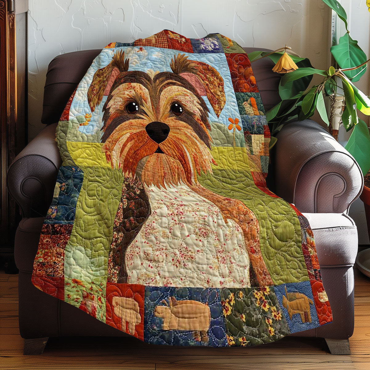 Yorkshire Terrier Cute WN0608054CL Quilt