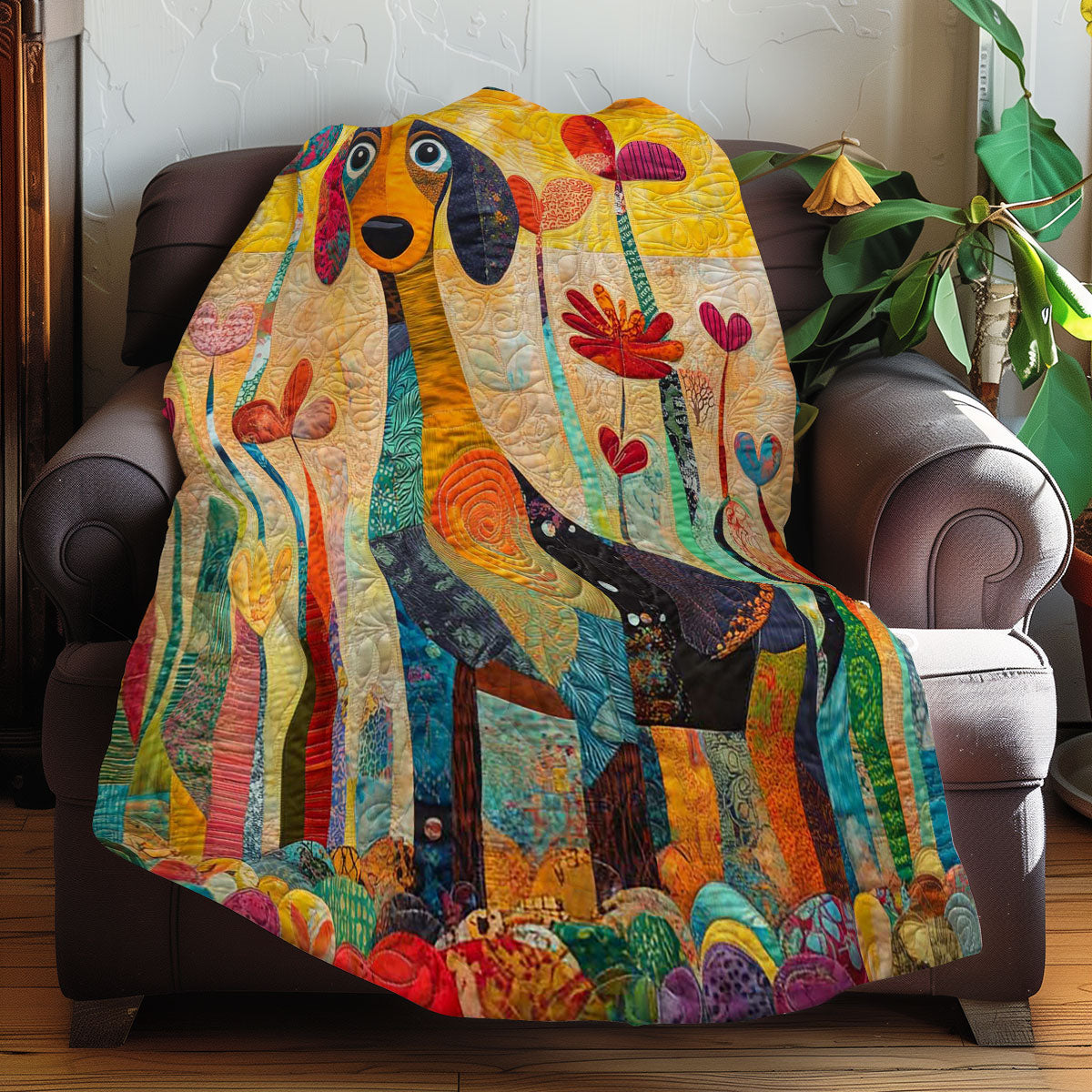 Dachshund Cute WN0508023CL Quilt
