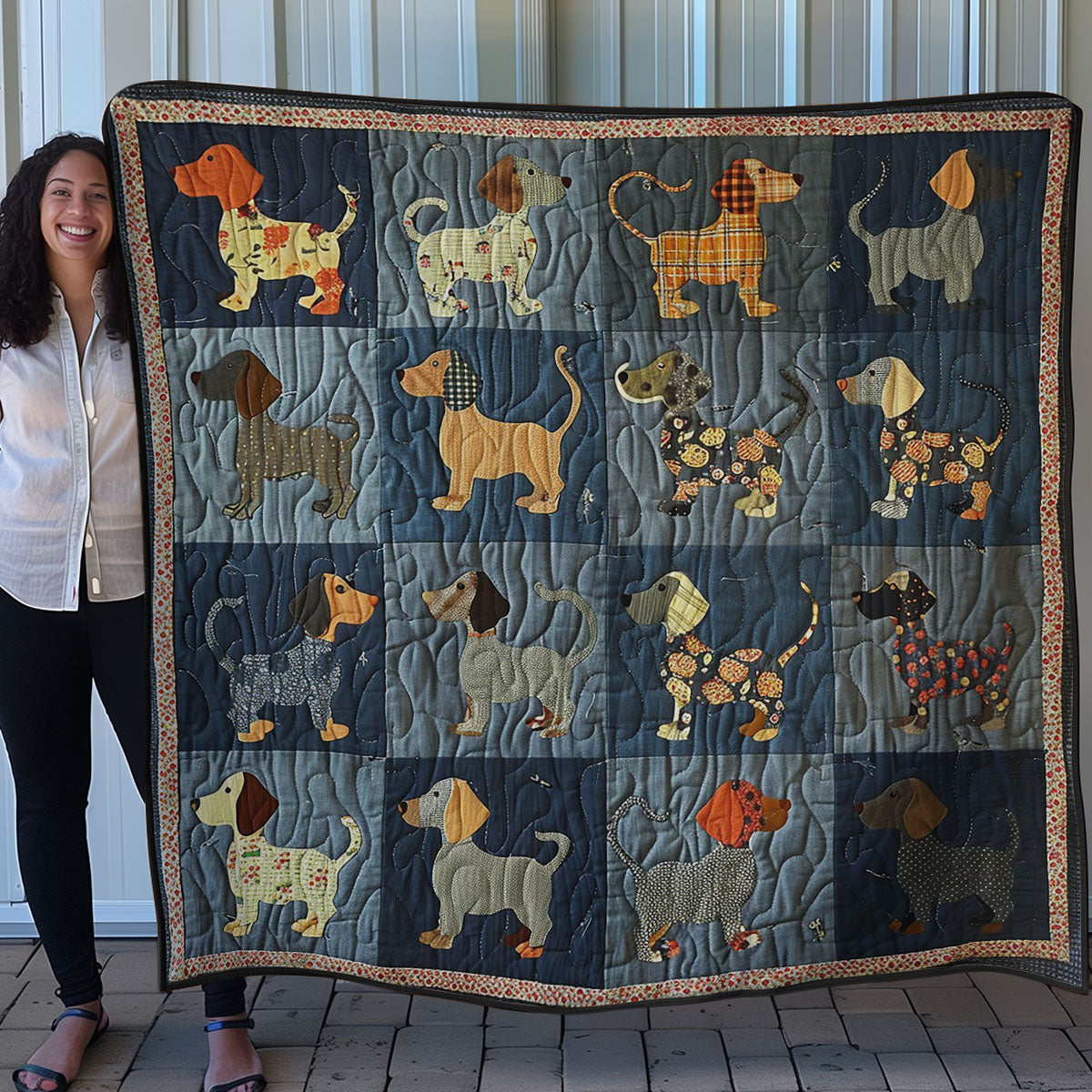 Dogs WM2407001CL Quilt
